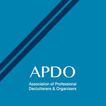 Association of Professional Declutterers and Organisers APDO Logo